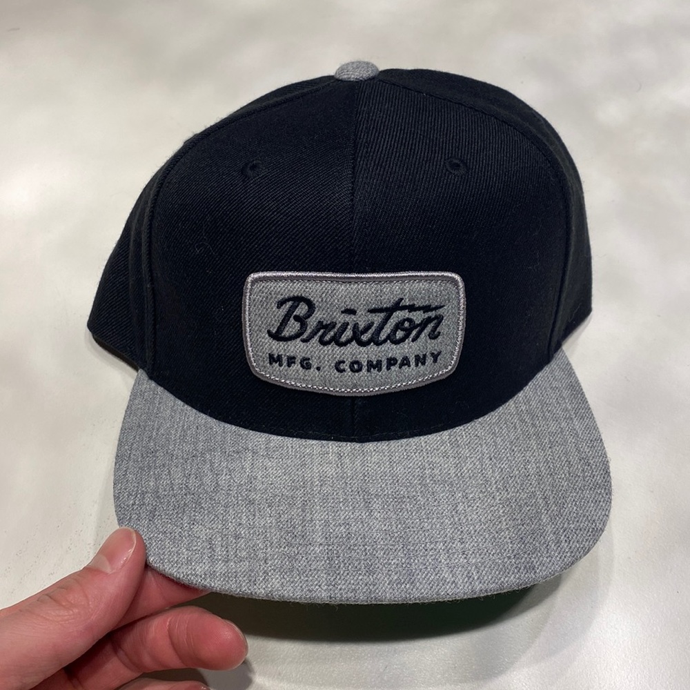 Black & Grey Brixton Co. Snapback